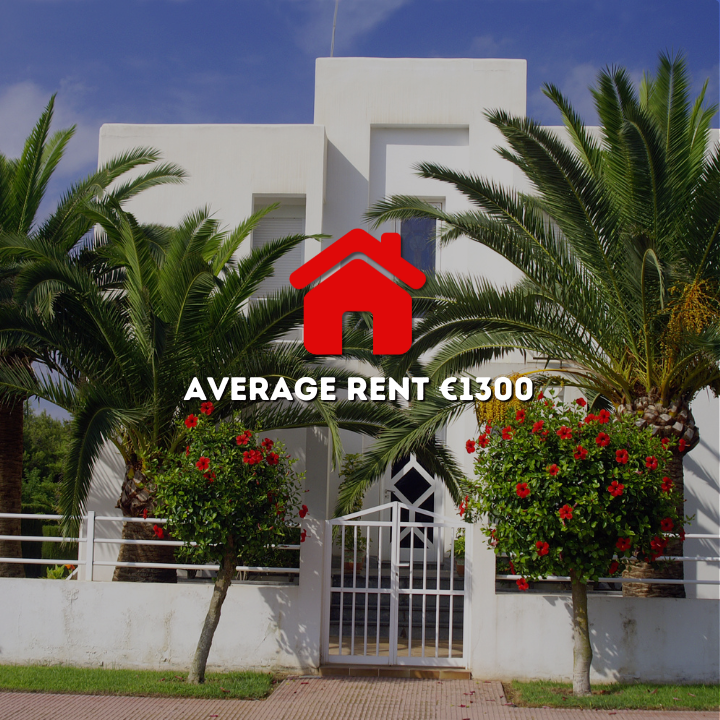 Spain: Average rent of 1300 euros