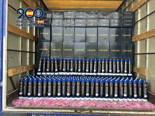 Laughing gas seized in lorry by Spanish police