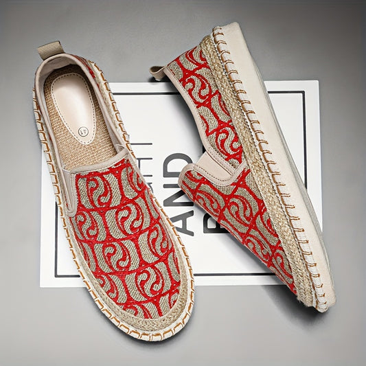 Classic Canvas Espadrille Loafers – Lightweight Flat Walking Shoes