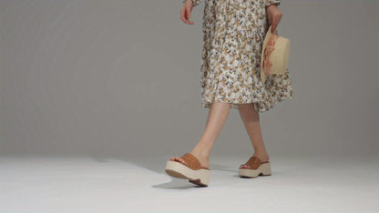 Espadrilles compensées pour femmes – Sandales d'été à enfiler pour la plage | Style espagnol