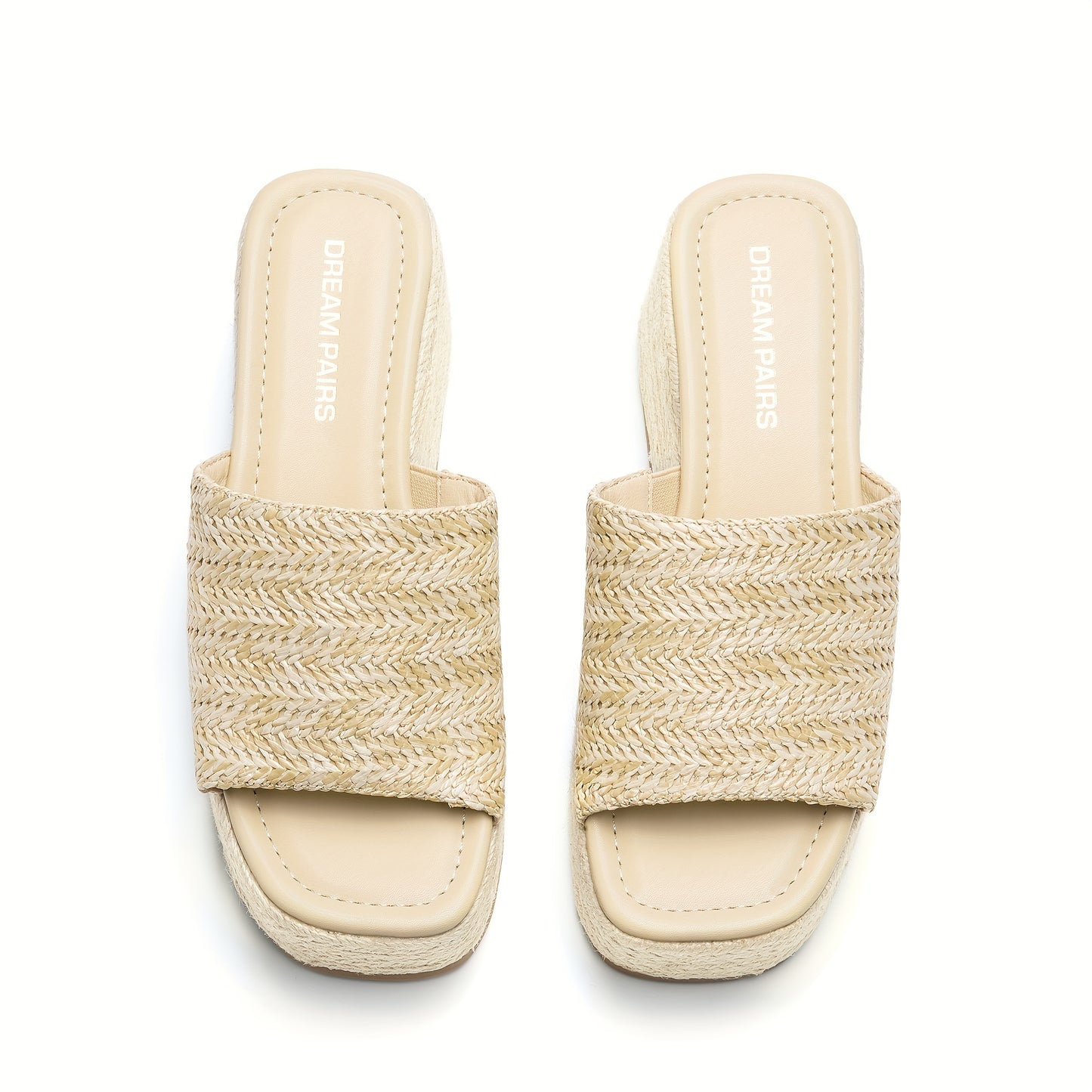 Espadrilles compensées pour femmes – Sandales d'été à enfiler pour la plage | Style espagnol