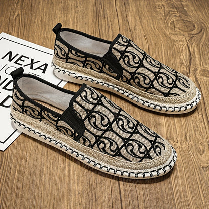 Mocassins espadrilles classiques en toile – Chaussures de marche plates et légères