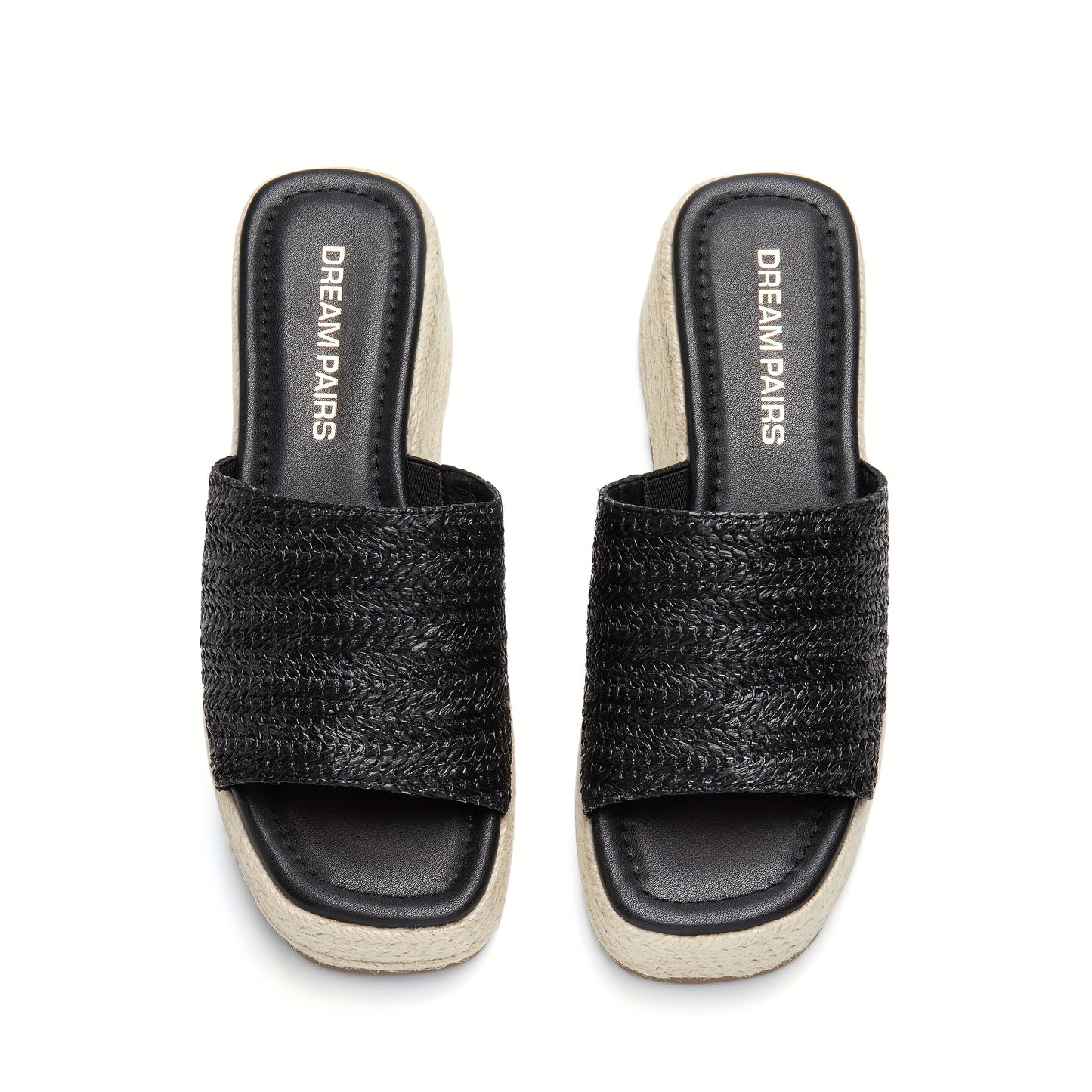 Espadrilles compensées pour femmes – Sandales d'été à enfiler pour la plage | Style espagnol