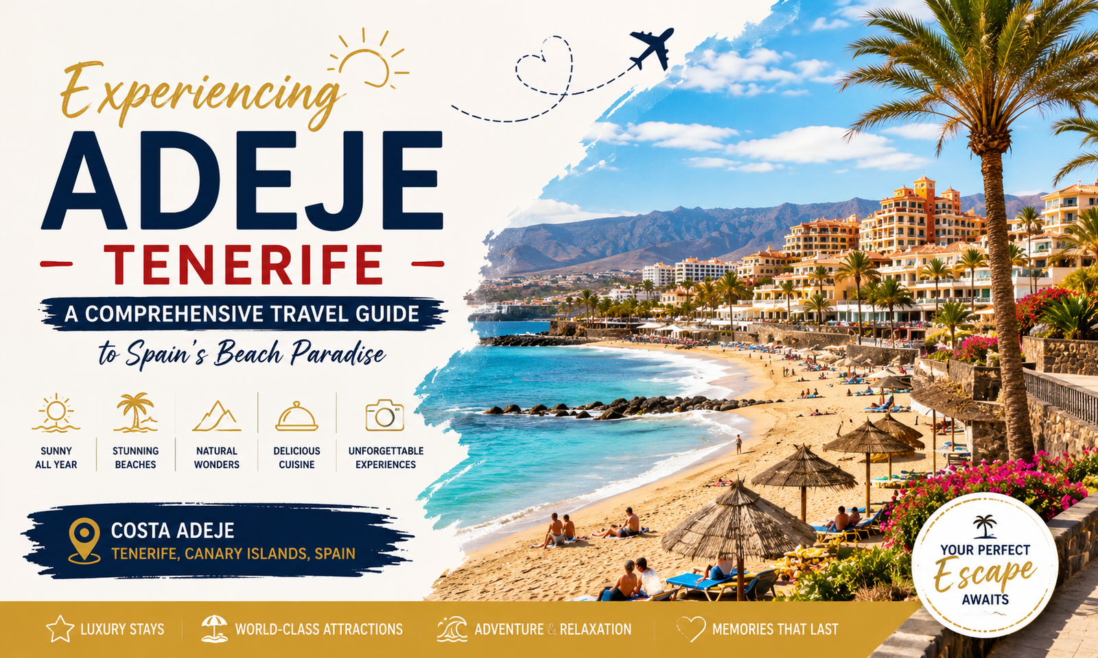 Adeje Tenerife beach Costa Adeje travel guide Canary Islands Spain