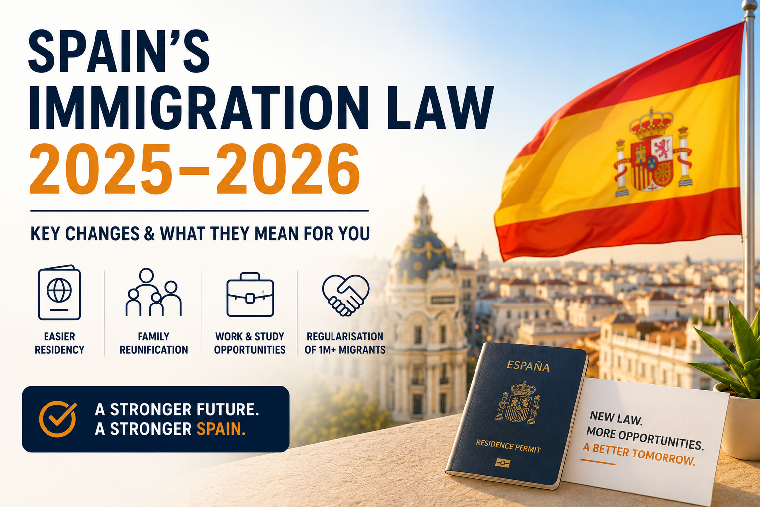 Spain Immigration Law 2025: Key Changes for Expats (Update 2026)